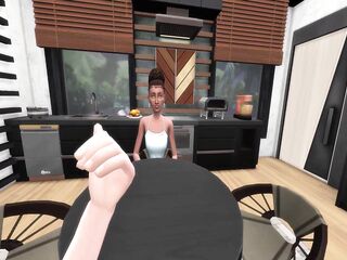 Savage mother-in-law faked to be my girlfriend in the morning