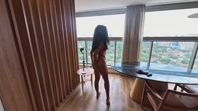 HER BIG ASS IS HUNGRY FOR MORE ANAL - Tattooed Brunette Latina ready for Doggy Style action and Rough Sex in POV