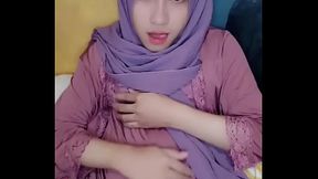 crossdress hijab solo