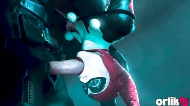 Batman and Harley Quinn get nasty in 3D cartoon sex