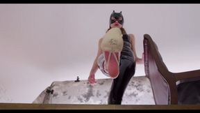 Giantess Stella Order You To Lick Her Feet In Creamy Half Ballet Shoes - Polish And English Language - UHD 3840x2160