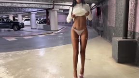Posh Angela Doll Ass Destroyed Rough In Trunk Parking Lot