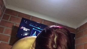 sexo real apasionado con la nueva puta sucia de mi mujer me da una rica mamada profunda descuidada y le gusta montar mi polla y termina con mi semen adentro del cono - amateur nora milf - andy