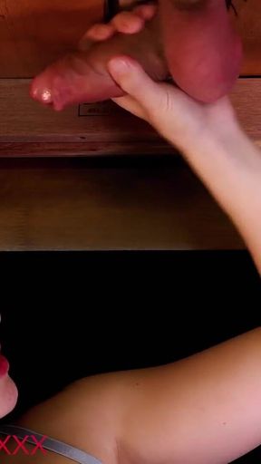 Victoria Greene Lingerie Milking Table Blowjob