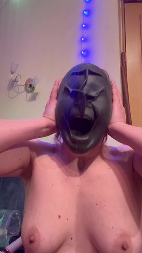 Swimcap, Plastic Bag, Duct Tape and Nose Clamp