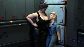 18 Plus Boy Sucking Busty Shemale Big Boobs And Giving Handjob To Huge Cock