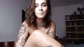 Big Boobed Punk Women plays guitar and finger fucked asshole