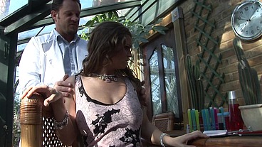 Brunette Rita Faltoyano Sucks Dick Outside And Gets Fucked