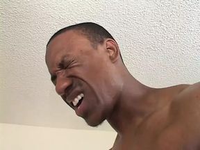 Massive bubble butt black bitch gets twat fingered and fucked by hot cock black