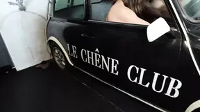 Swinger Club Orgy: Hot Blonde & Brunette Get Blacked and Anal F**ked in Car