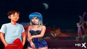 Summer Heat Ignites Wild Cream Pie Romance in Sultry Anime Encounter