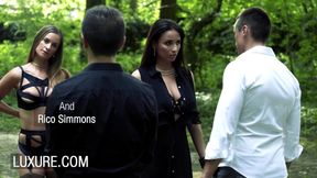 Foursome fun with famous French pornstars Anissa Kate and Claire Castel