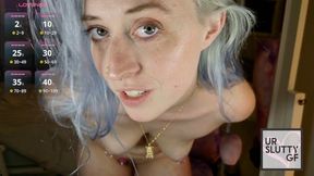 Webcam Model Plays with Pussy and Moans LIVE