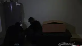 Hot grandma gets stacked with multiple men in BBC