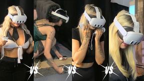 VR CHAOS W/ FLORA IVY, BLISS DI MICCO, MEGAN ROX & BONNI GEE!