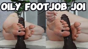 Sideways Oily Footjob - Feet Fetish Foot Job on BBC - HD