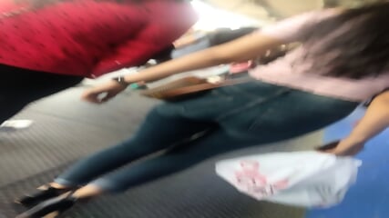 delhi metro tight jeans ass