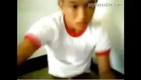 Jacking Off Live: Smooth Asian Stud Pumps His Hard Cock – HotGuysFuck 18+