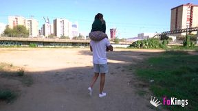 little midget munequita enfadada finds a cock that s bigger than her!