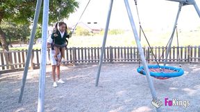 little midget munequita enfadada finds a cock that s bigger than her!