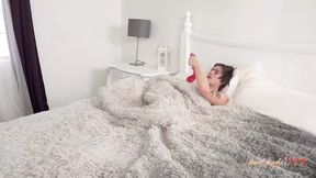 Busty mature milf catches hubby jerking off