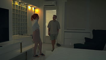 I Fucked My Step Mom in Hotel Share Bed &ndash_ Creampie Inside!