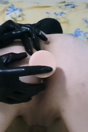 Femdom Urethral Sounding Slave Cock with Huge 12 Inch Dilator, Pegging, Anal Dildos, Ruined Orgasm