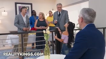 REALITY KINGS - Hot Ryan Reid’s Work Party Turns Into A Steamy Threesome With Two Coworkers