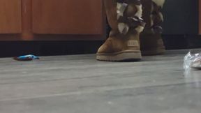 Chrissy candid ugg trample