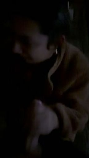 Horny Milf Takes an Outdoor Facial