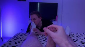 hungry foot fetishist eating my smelly feet & lick them clean [4k]