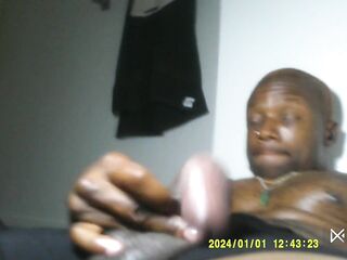 Trying My Fresh 4K Camera Jerking off My 9" Thick Uncut BBC! What U Think?????????????