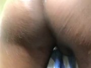 Ass Play in my moms bathroom while she’s out