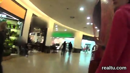 Stellar czech nympho was teased in the mall and poked in pov