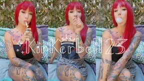Smoking and coughing with Kinkerbell23