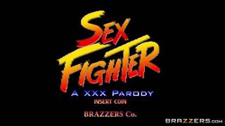 Sex Fighter: Chun Li vs. Cammy (XXX Parody) - Brazzers