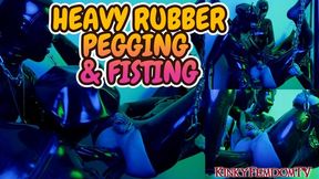 Heavy Rubber Strap-On Pegging and Double Anal Fisting 4K ft French Latex Mistress Lupa Mannara Miss Lilly Maz Morbid #pegging #strapon #fisting @mazmorbidfetish