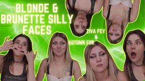 Ziva Fey With Autumn Ehr - Blonde And Brunette Silly Faces