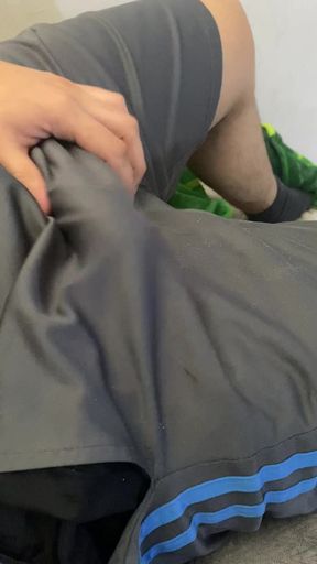 Showing the penis