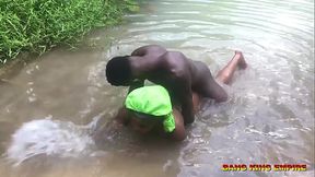 We Nearly Got Drown Inside The Stream When We Disobeyed The Warning Of Our WTF Pass King Not To Entered The Village Stream