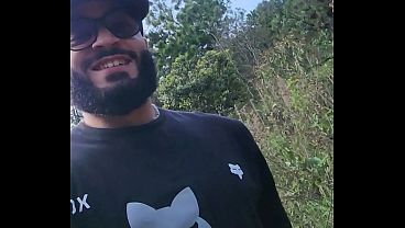 Risky Outdoor Jerk Off with City View - Public Masturbation