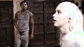 Blind virgin teen gets creampied by a black dick