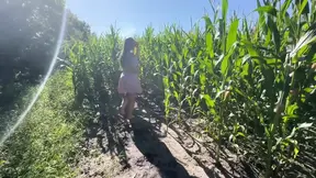 Unallowed Anal Adventure in a Cornfield - Too Sweet to Stay Good!