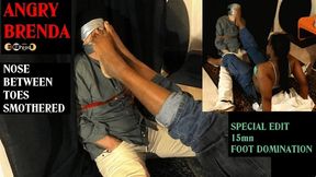 NOSE BETWEEN TOES and FOOT DOMINATION with BRENDA (special edit 15mn) HD
