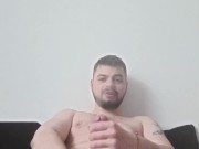 HOT Vulgar verbal polish guy jerk off
