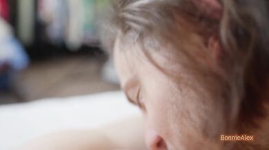 Casual morning of a couple in love