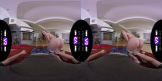 Tiny Blonde Gives The Gift Of Sex With Lady Bug