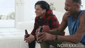 Its quite surprising that Armond Rizzos ass can withstand such a massive dick