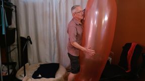 158) Daddy Pops 3 More Giant Balloons and Cums
