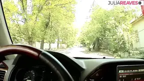 Blonde sucks a huge cock then rides it to a mouth cumshot